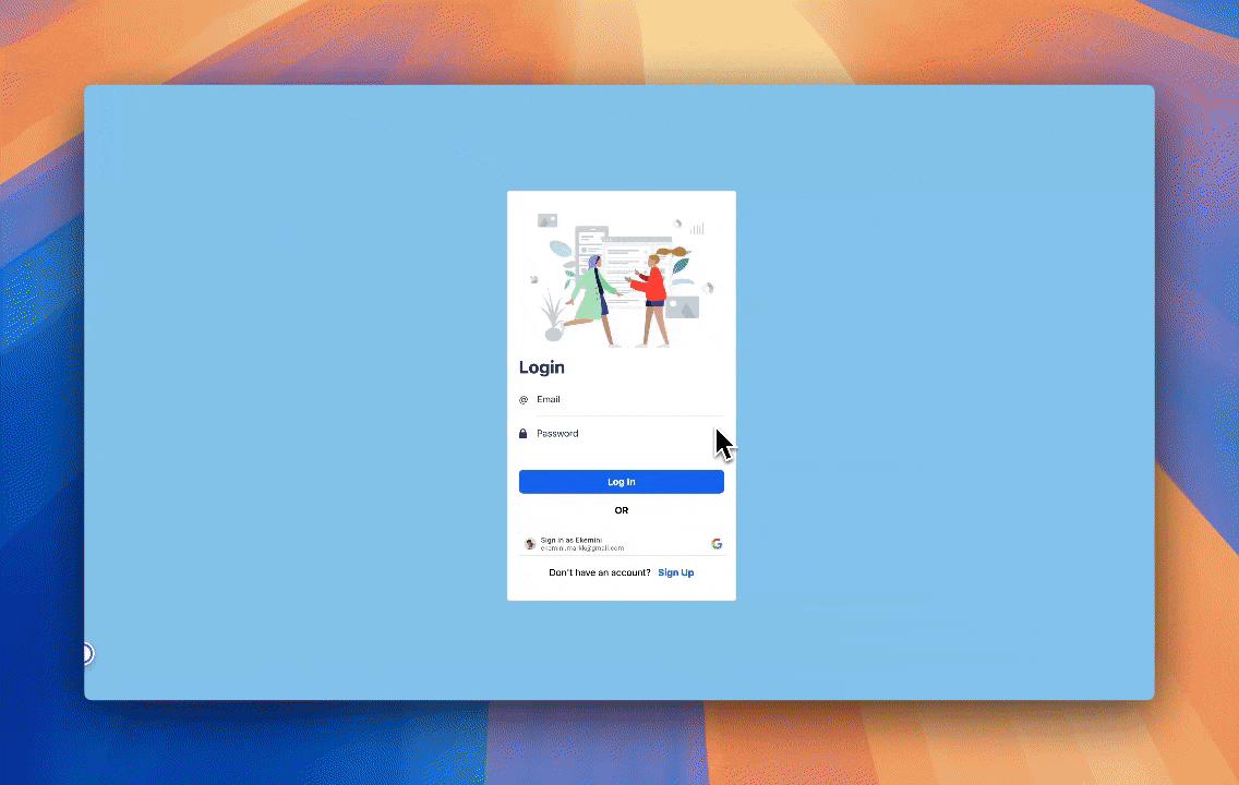 Onboarding Screen Project